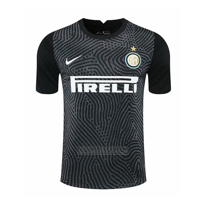 Camisola Inter de Milao Goleiro 20202021 Preto Camisolas futebol online
